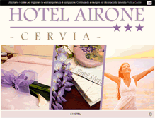 Tablet Screenshot of hotelaironecervia.com